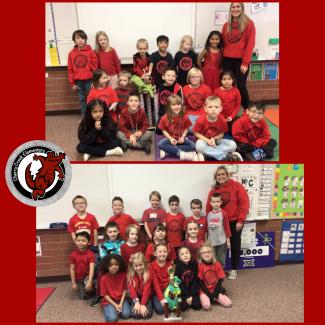 Two First Grade Classes Take the Spirit Day Trophy