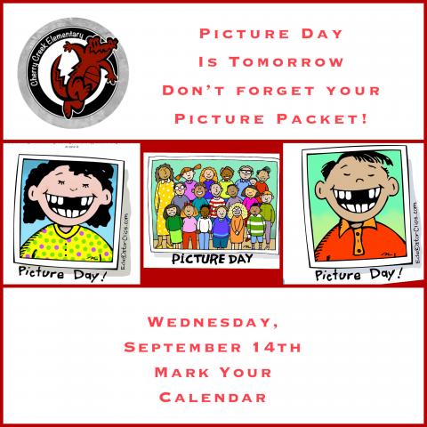Tomorrow is Picture Day!