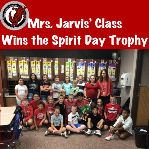 Mrs. Jarvis’ Class Wins!