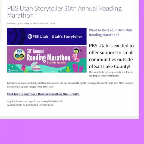 PBS Reading Marathon