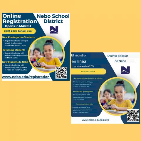 Online Registration for the 2023-2024 School Year Begins in March