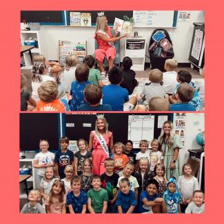 Miss Payson visits Mrs. Hill’s 2nd Grade Class