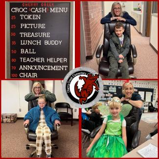 Croc Cash for the Principal’s Chair!