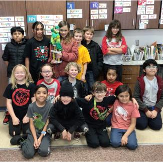 Mrs. Truscott’s Class Takes the Spirit Day Trophy