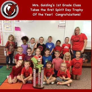 Mrs. Golding’s Class Takes the Trophy!