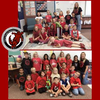 2 First Grade Classes Walk Away With the Spirit Day Trophies