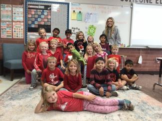 Mrs. Hill’s Class Takes the Spirit Day Trophy AGAIN!