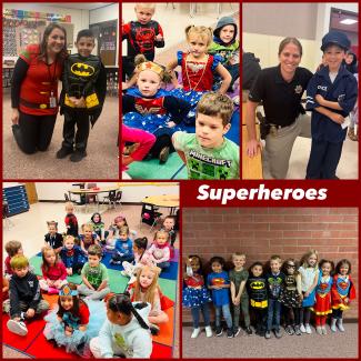 Dressing up as our Favorite Superheroes!