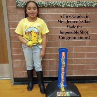 1st Grader Makes the First Impossible Shot of 2024