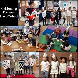 First Grade Celebrates the 101st Day of School