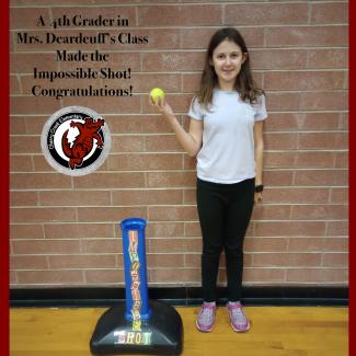 A 4th Grade Student Makes the Impossible Shot!