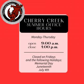 Cherry Creek’s Summer Office Hours